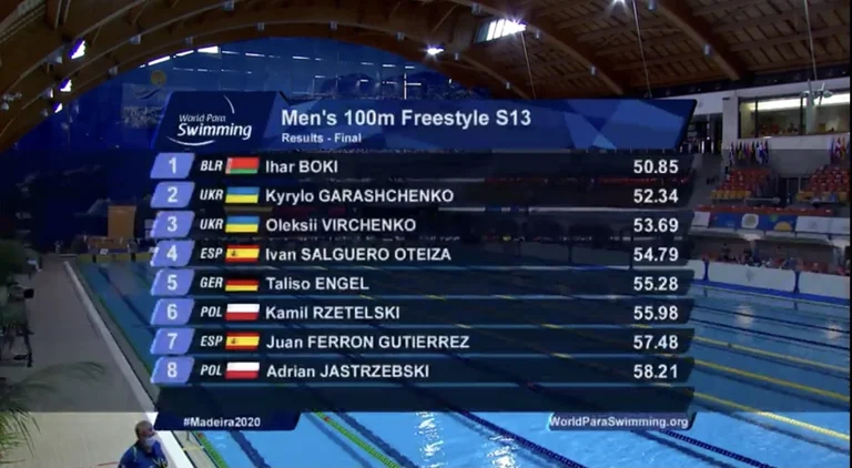 Taliso: 100m Freistil Finale